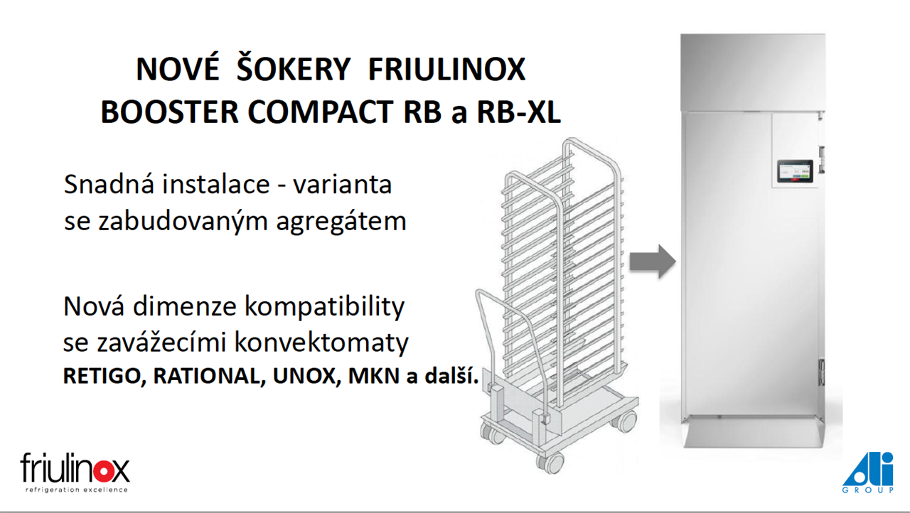 Booster šoker zn. Friulinox_závoz_velkovýroba_v ČR prodává Gastronox.cz