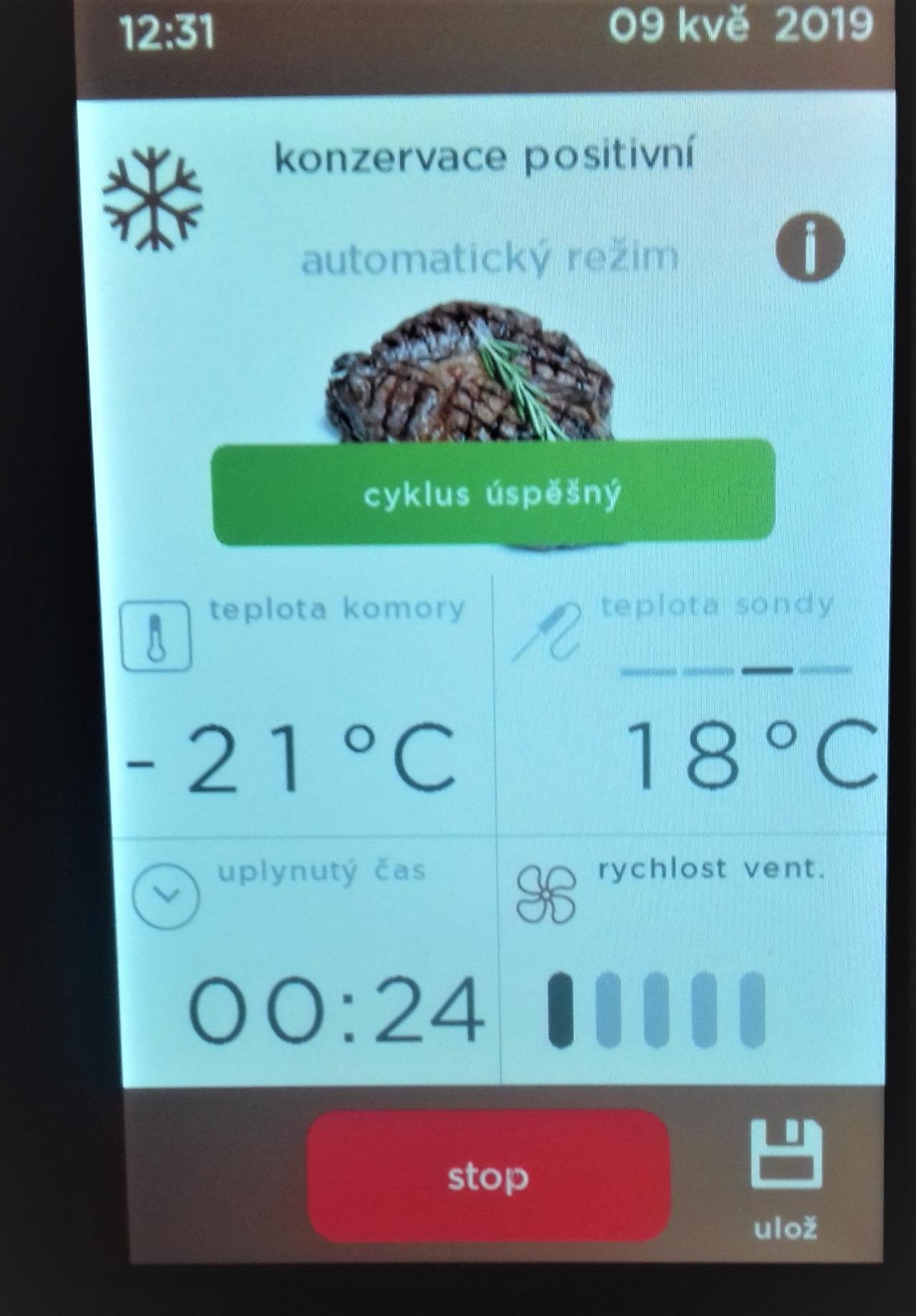 Menu v češtině