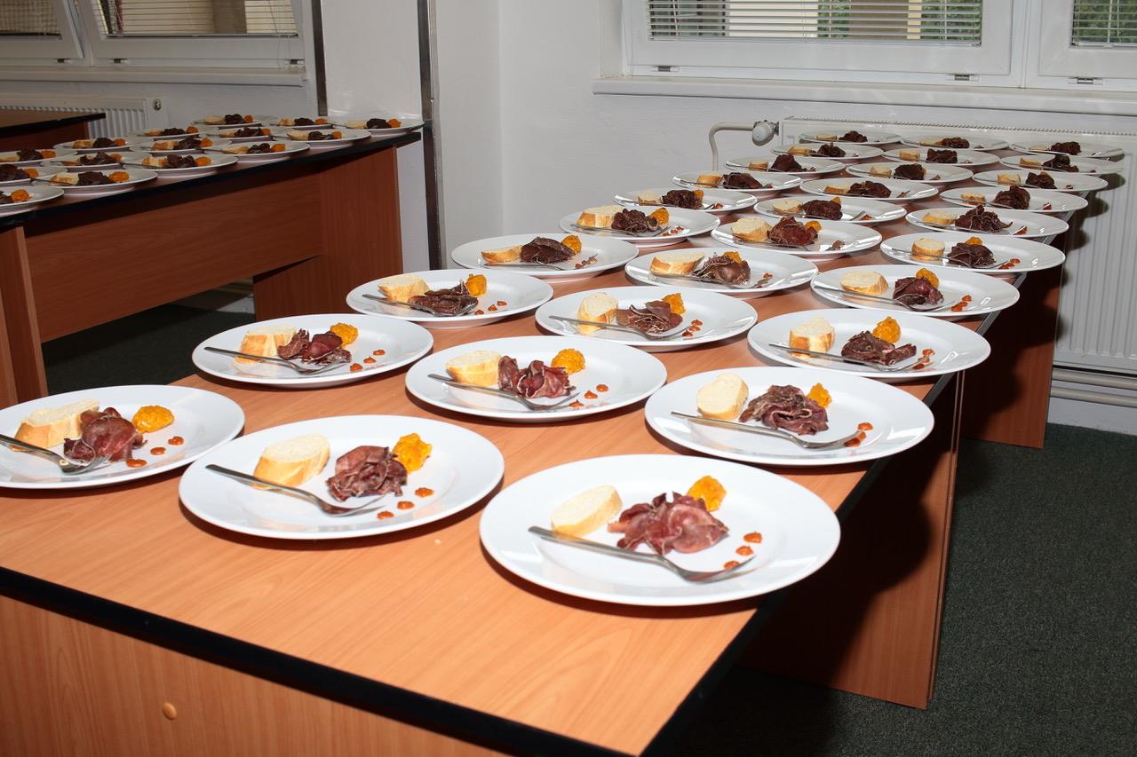 Gastronox přichystal pro hosty lahůdku v podobě basturmy